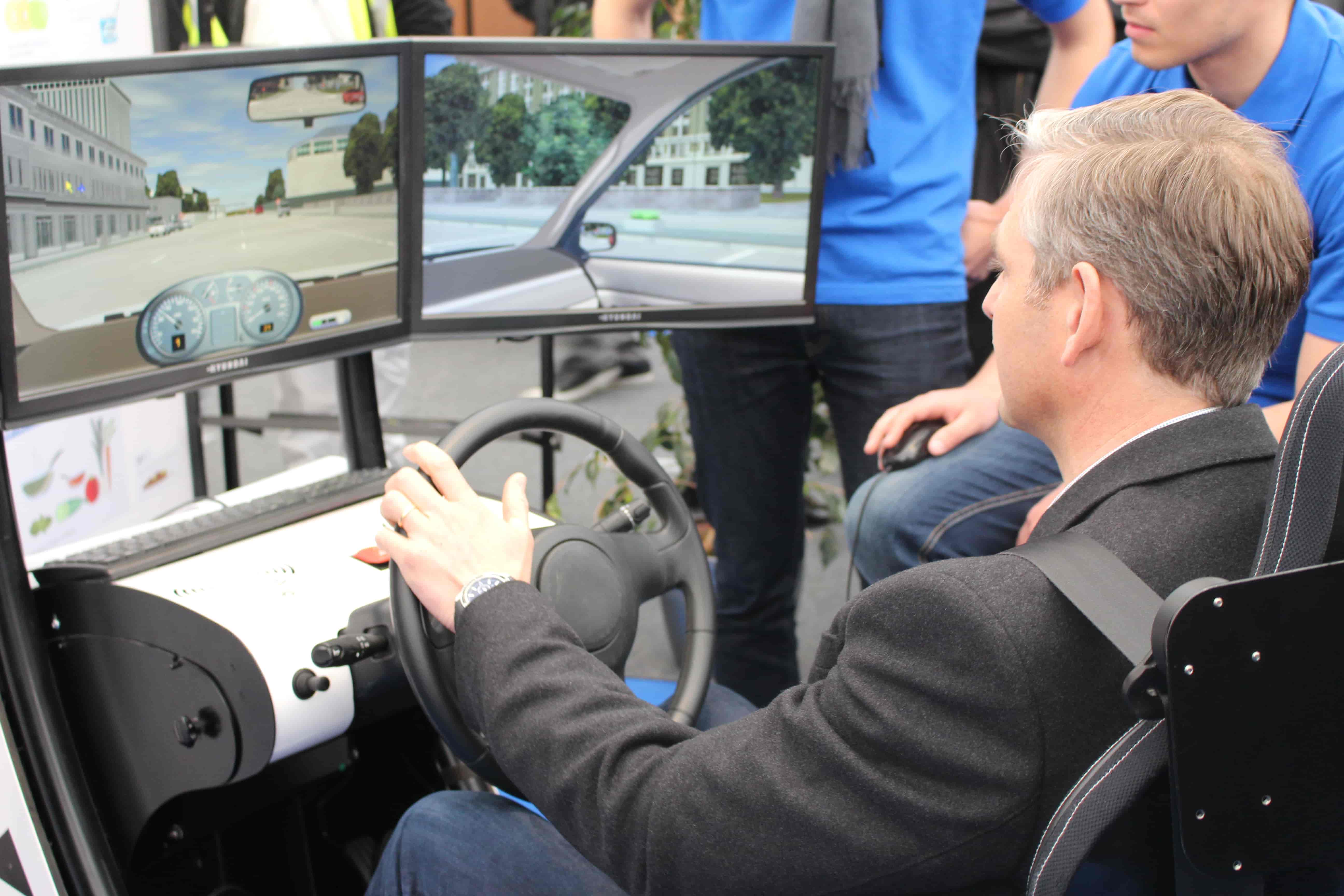 Atelier simulateur de conduite et risques routiers