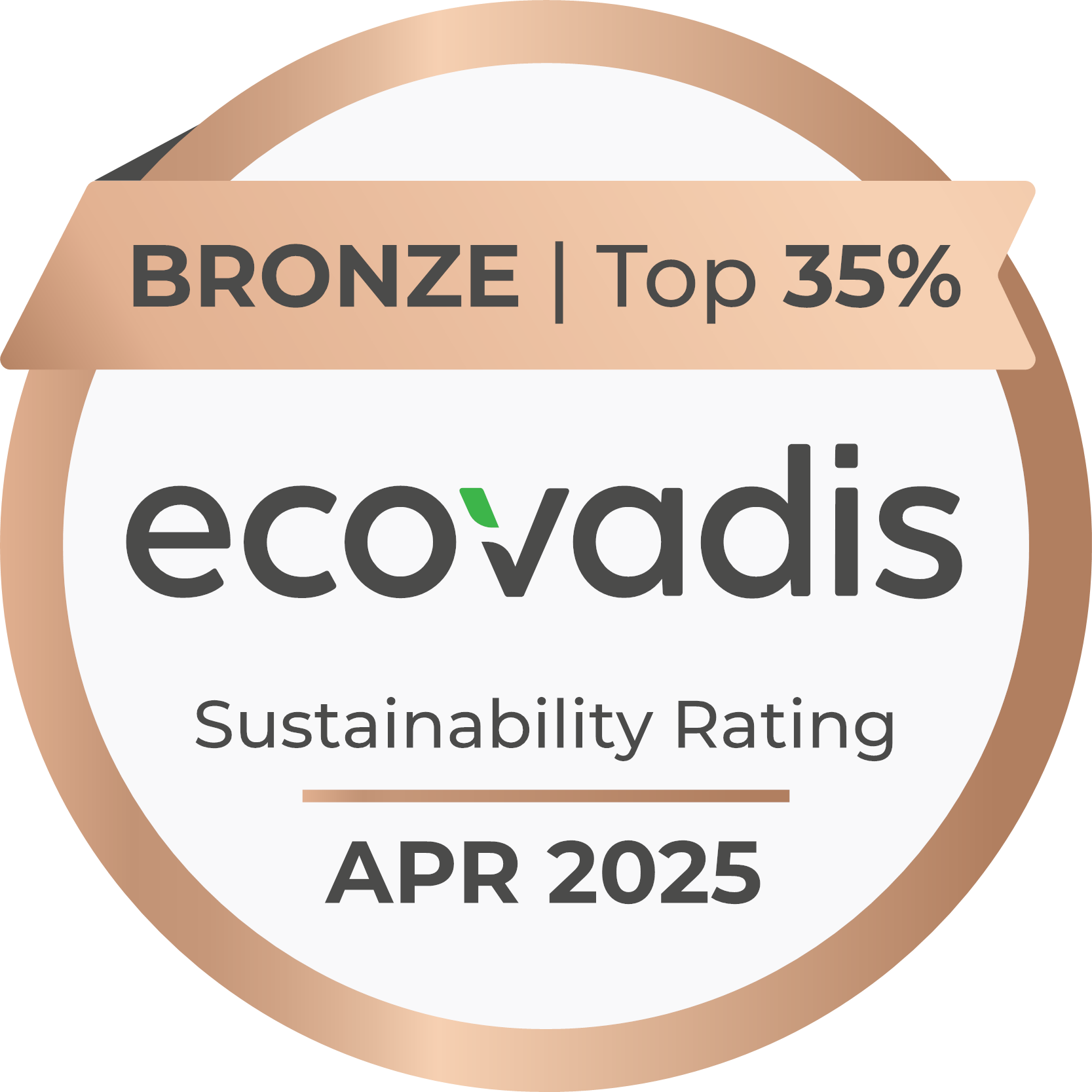 label ecovadis vanberg prevention