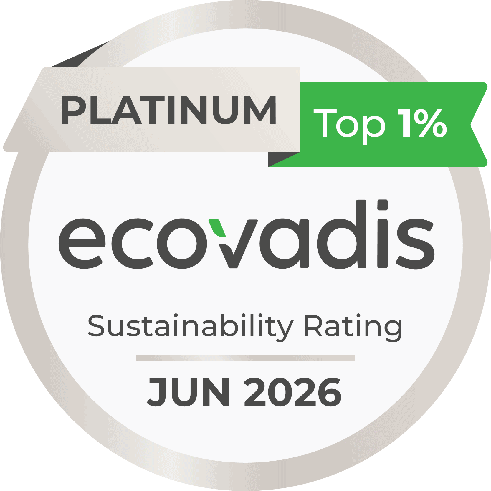 label-ecovadis-platinum label ecovadis platine